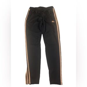 Adidas climacool Women’s Black and Peach/orange tapered leg Track Pants small